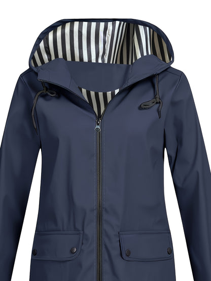 Chaqueta ligera con capucha para mujer