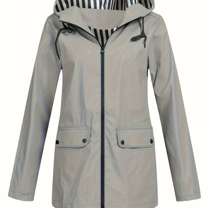 Chaqueta ligera con capucha para mujer