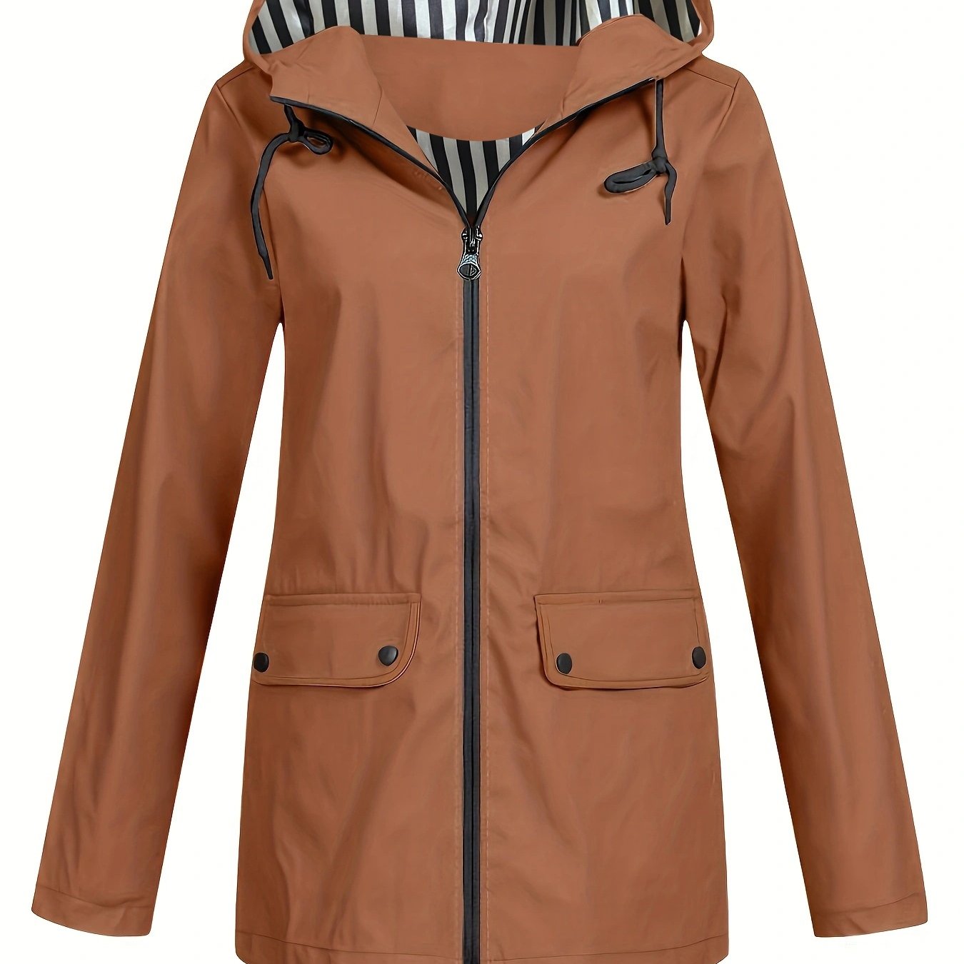 Chaqueta ligera con capucha para mujer