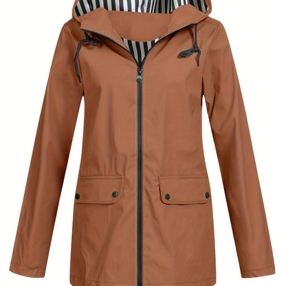 Chaqueta ligera con capucha para mujer