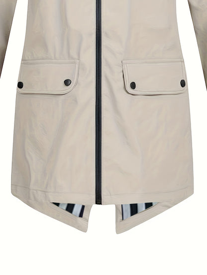 Chaqueta ligera con capucha para mujer