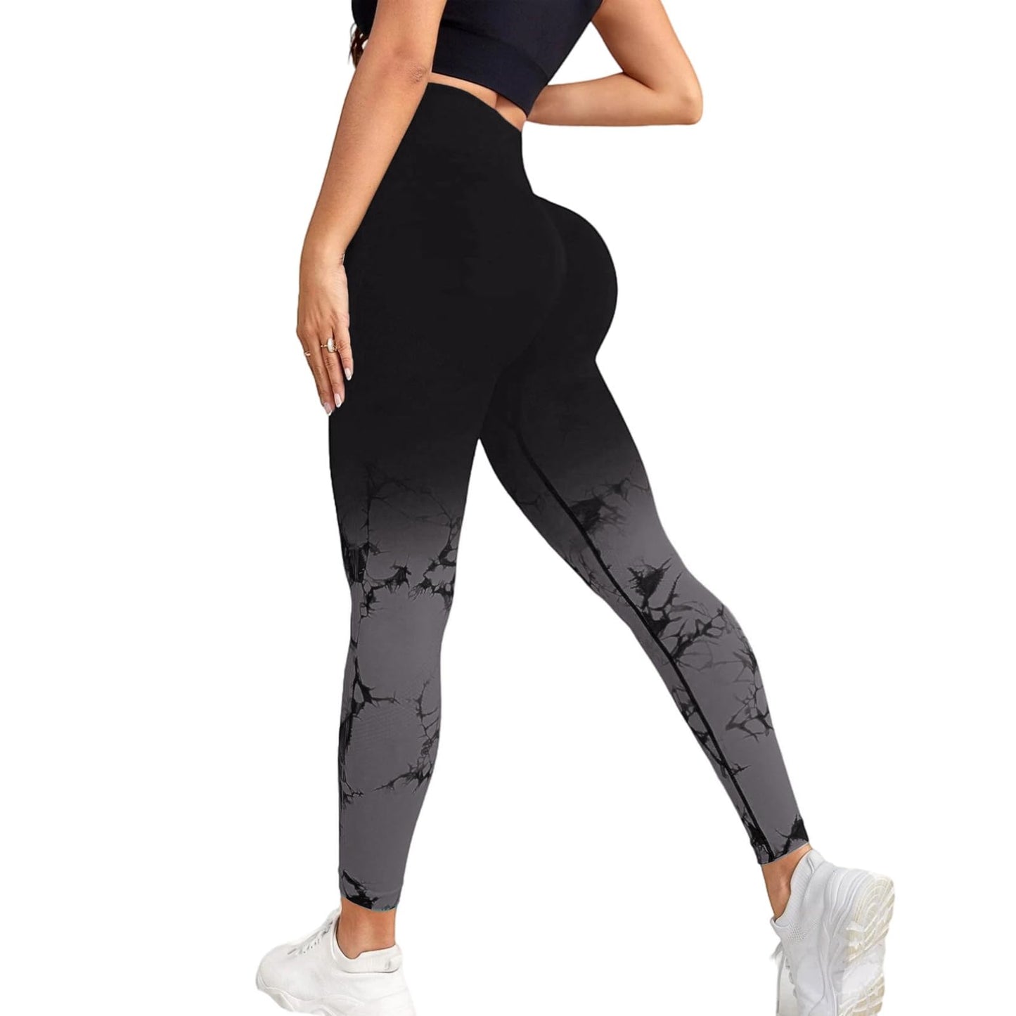 Neteson Leggings Deportivos Mujer Push Up Cintura Alta Mallas Anticeluliticos Sin Costuras Opaco Scrunch Butt Pantalones Gym Yoga Fitness Jogging Entrenamiento