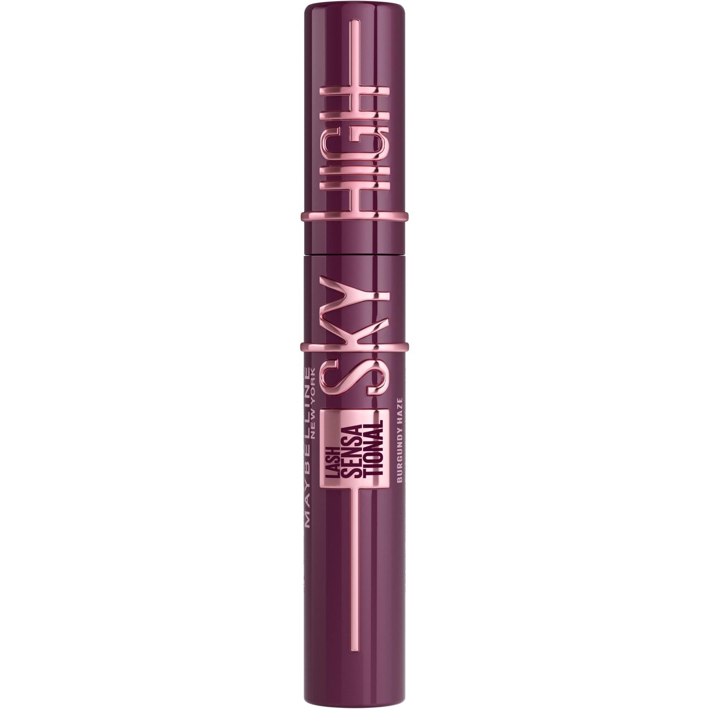 Maybelline New York, Máscara de Pestañas Lash Sensational Sky High con Cepillo Flexible y Extracto de Bambú, Volumen y Longitud Extrema para Pestañas Largas y Definidas, 7.2 ml, Tono 01, Negro
