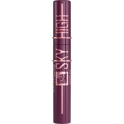 Maybelline New York, Máscara de Pestañas Lash Sensational Sky High con Cepillo Flexible y Extracto de Bambú, Volumen y Longitud Extrema para Pestañas Largas y Definidas, 7.2 ml, Tono 01, Negro
