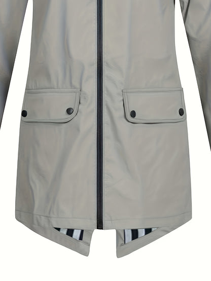 Chaqueta ligera con capucha para mujer