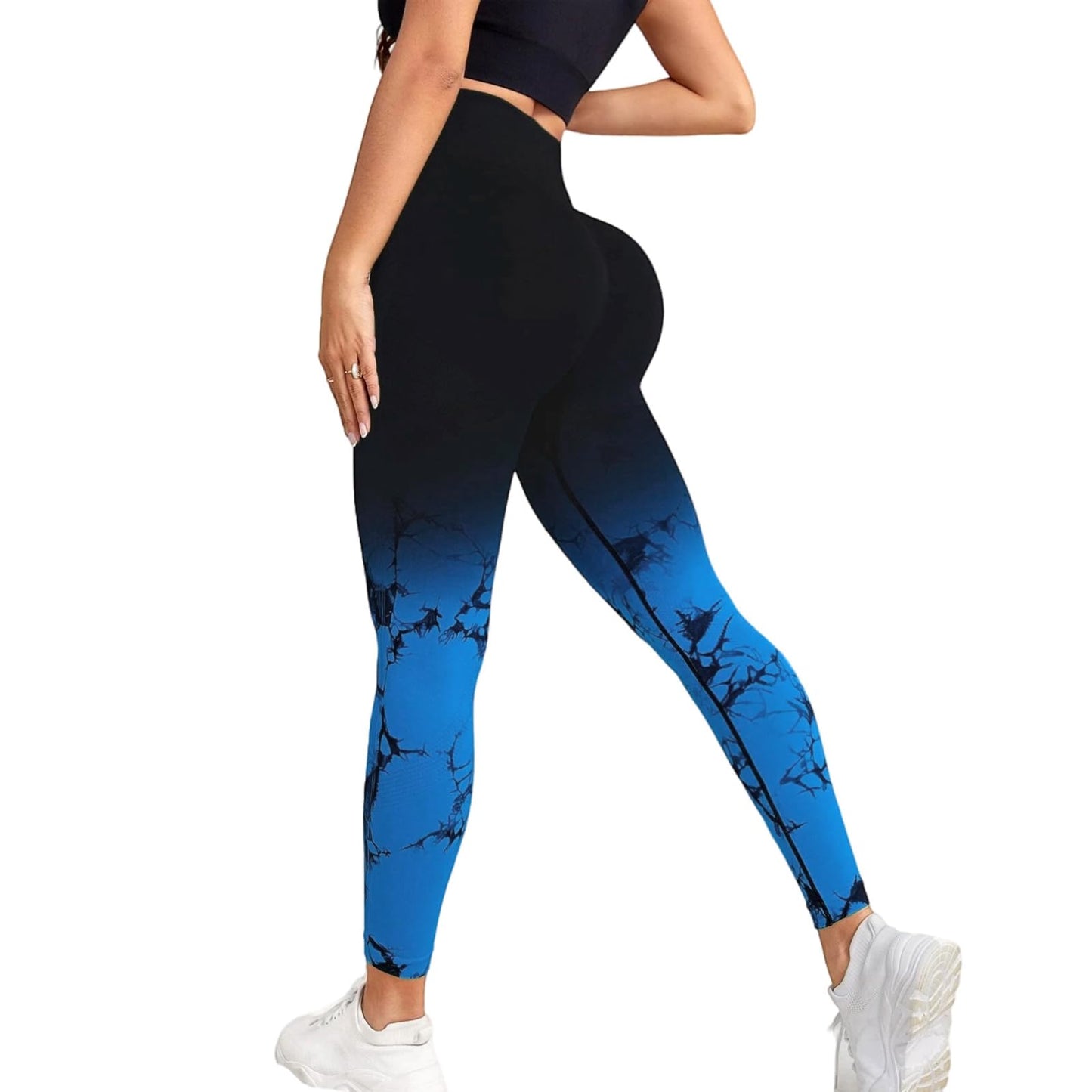 Neteson Leggings Deportivos Mujer Push Up Cintura Alta Mallas Anticeluliticos Sin Costuras Opaco Scrunch Butt Pantalones Gym Yoga Fitness Jogging Entrenamiento