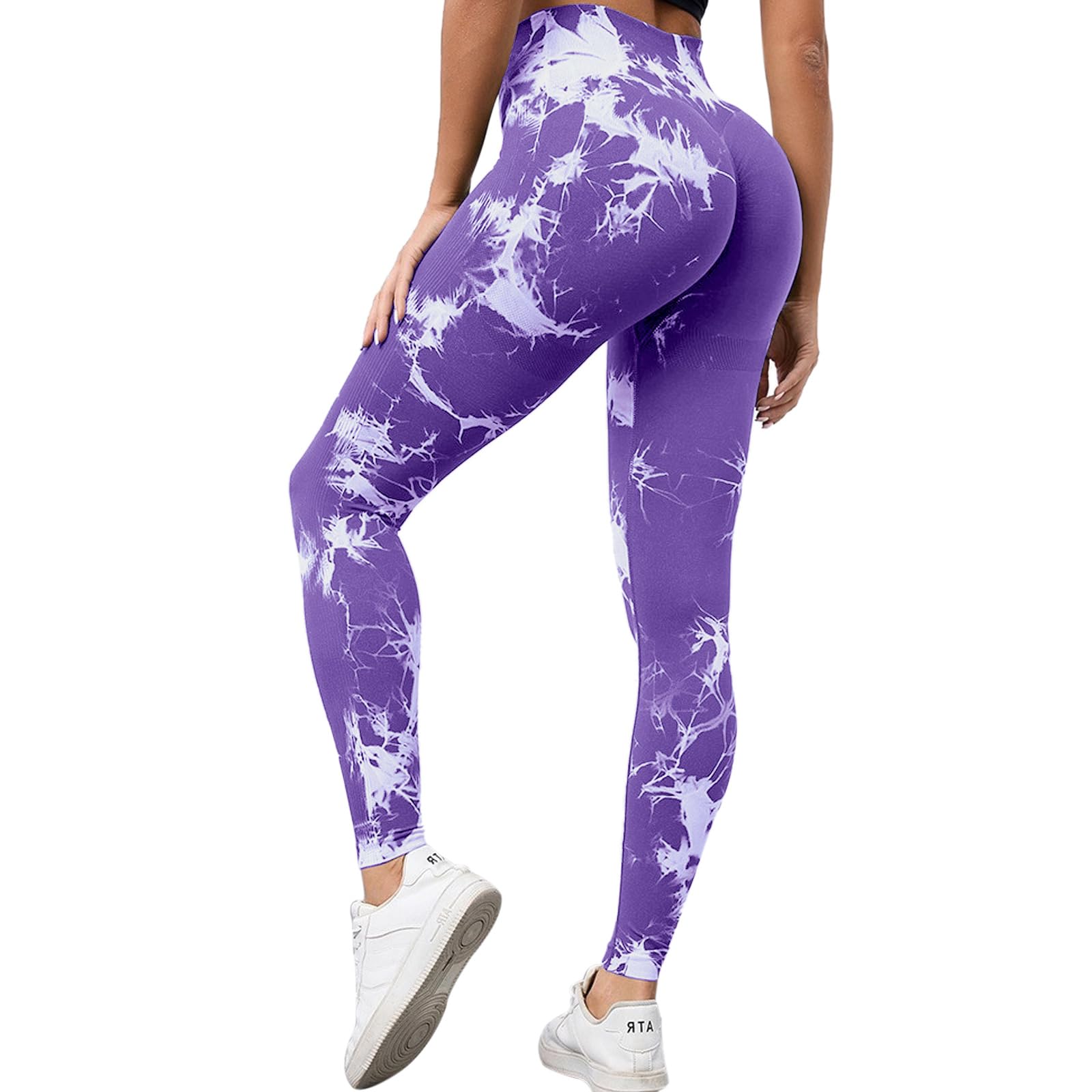 Neteson Leggings Deportivos Mujer Push Up Cintura Alta Mallas Anticeluliticos Sin Costuras Opaco Scrunch Butt Pantalones Gym Yoga Fitness Jogging Entrenamiento