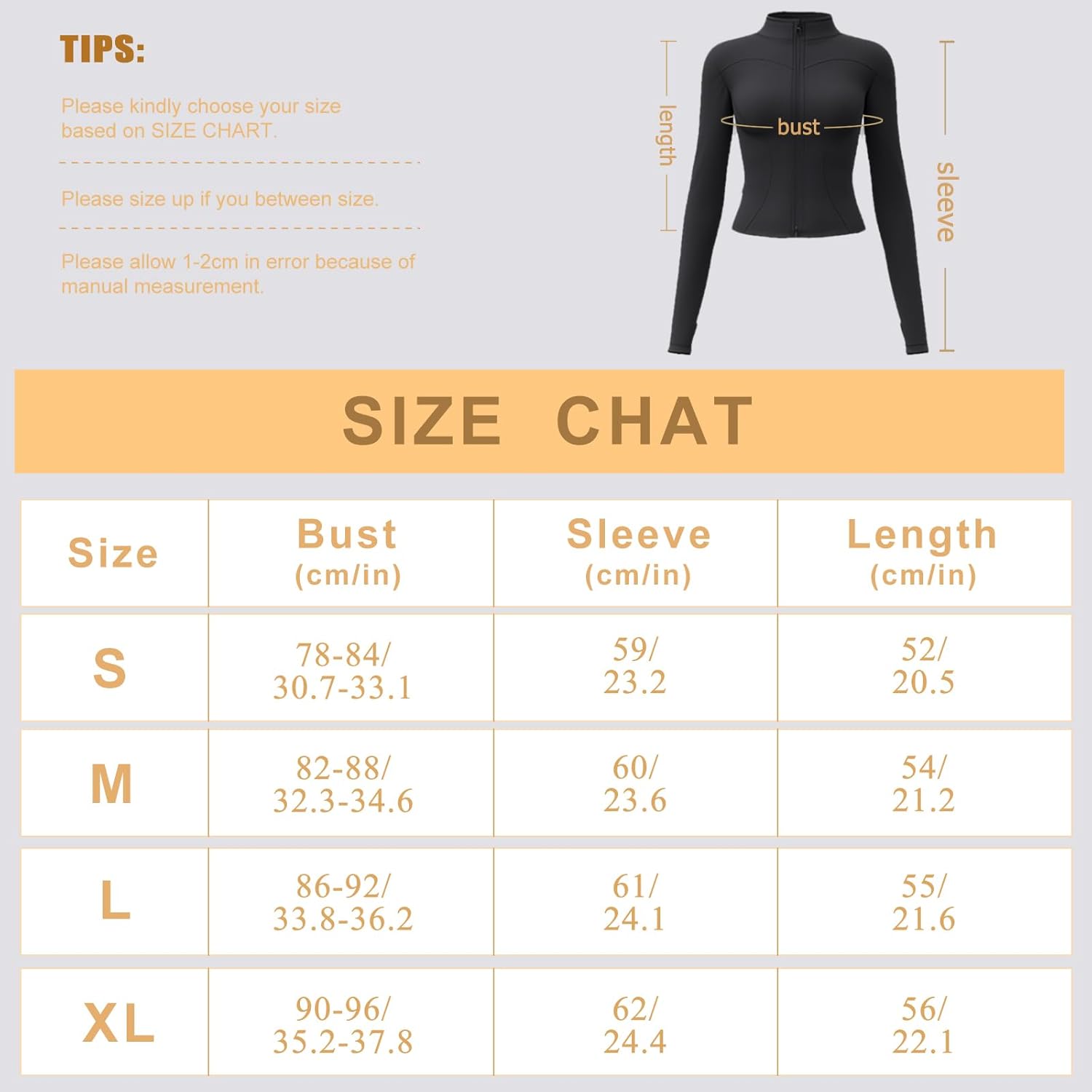 Neteson Camiseta Deportiva Mujer de Manga Larga Chaqueta Deporte Running Camisa de Correr Fitness Yoga Ropa Top con Cremallera y Agujeros para el Pulgar