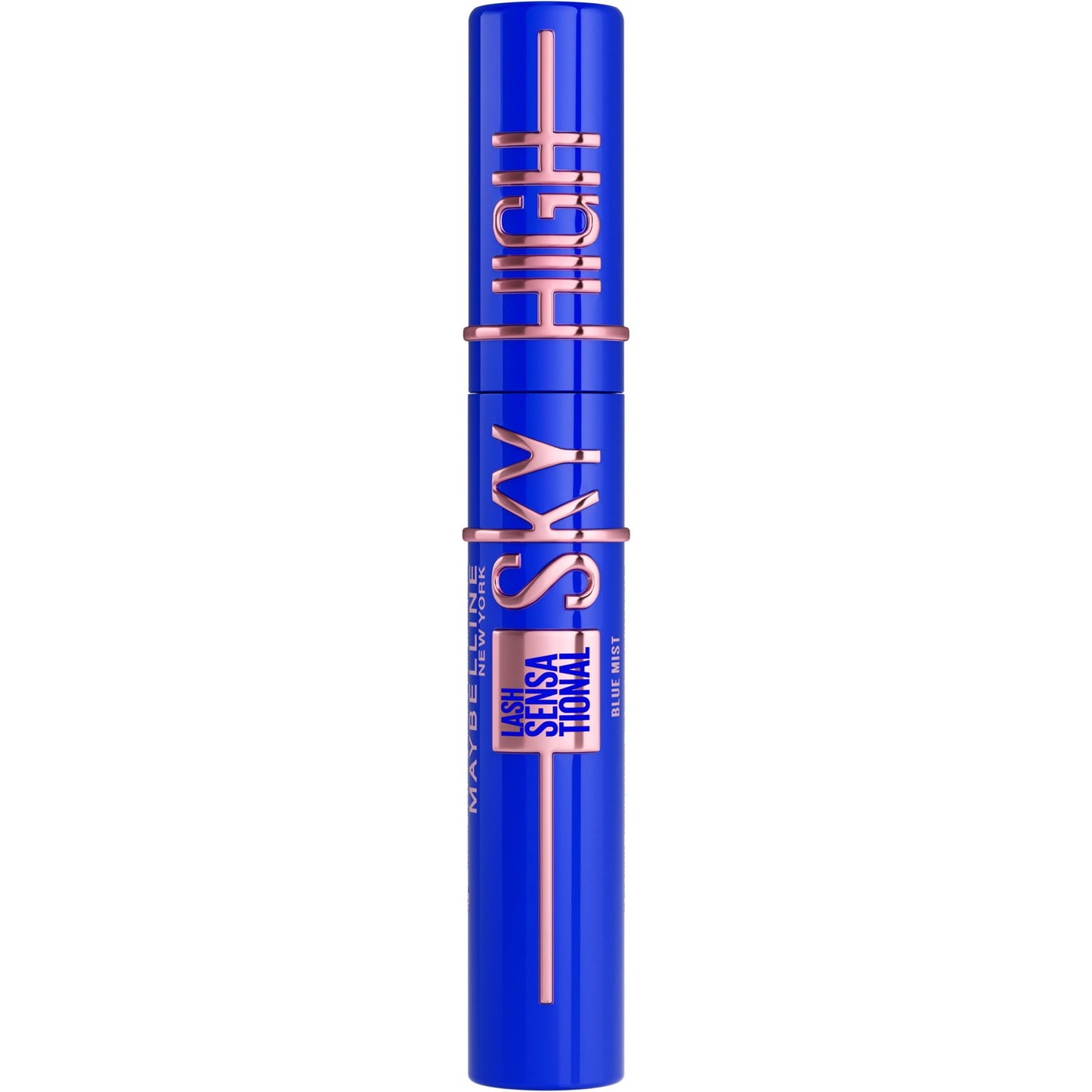 Maybelline New York, Máscara de Pestañas Lash Sensational Sky High con Cepillo Flexible y Extracto de Bambú, Volumen y Longitud Extrema para Pestañas Largas y Definidas, 7.2 ml, Tono 01, Negro