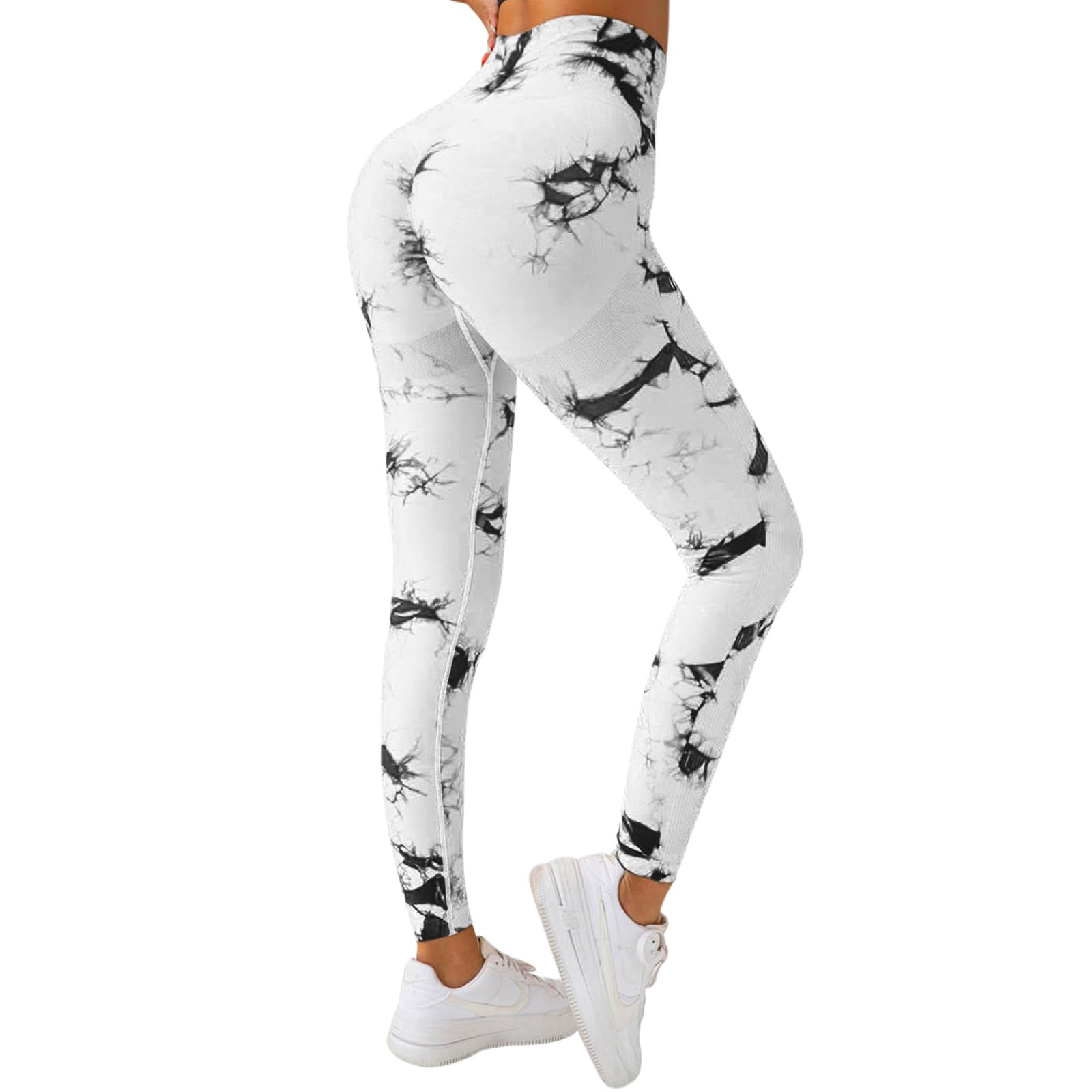 Neteson Leggings Deportivos Mujer Push Up Cintura Alta Mallas Anticeluliticos Sin Costuras Opaco Scrunch Butt Pantalones Gym Yoga Fitness Jogging Entrenamiento