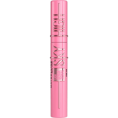 Maybelline New York, Máscara de Pestañas Lash Sensational Sky High con Cepillo Flexible y Extracto de Bambú, Volumen y Longitud Extrema para Pestañas Largas y Definidas, 7.2 ml, Tono 01, Negro
