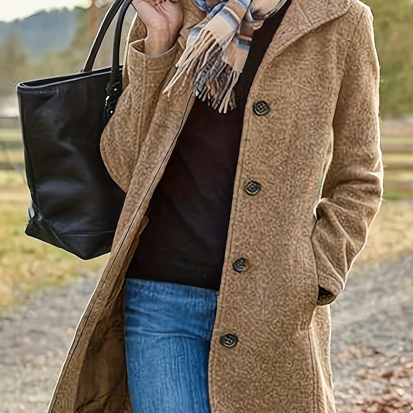 Chaqueta Casual larga