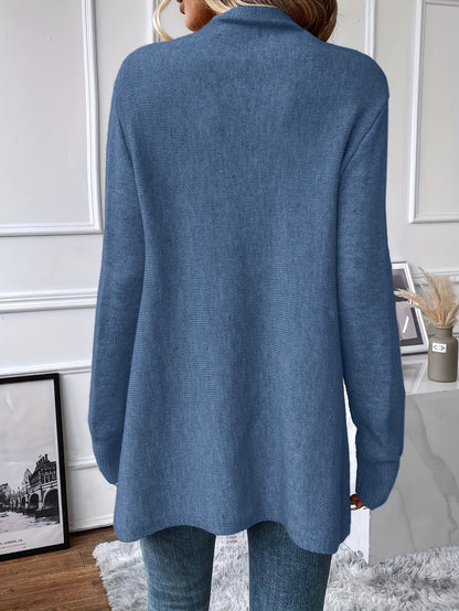 Chal decorativo con flecos y borlas – Cuello drapeado elegante