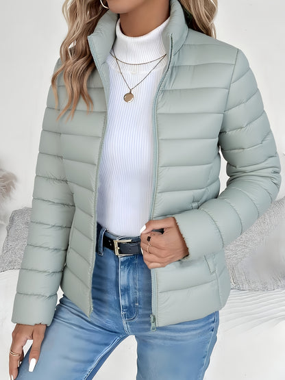Abrigo de invierno ligero para mujer - Chaqueta larga