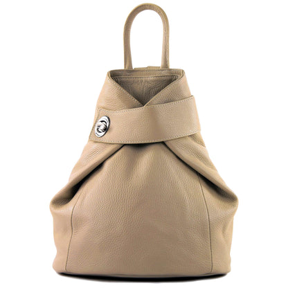 modamoda de - T179 - ital: mochila de mujer de cuero