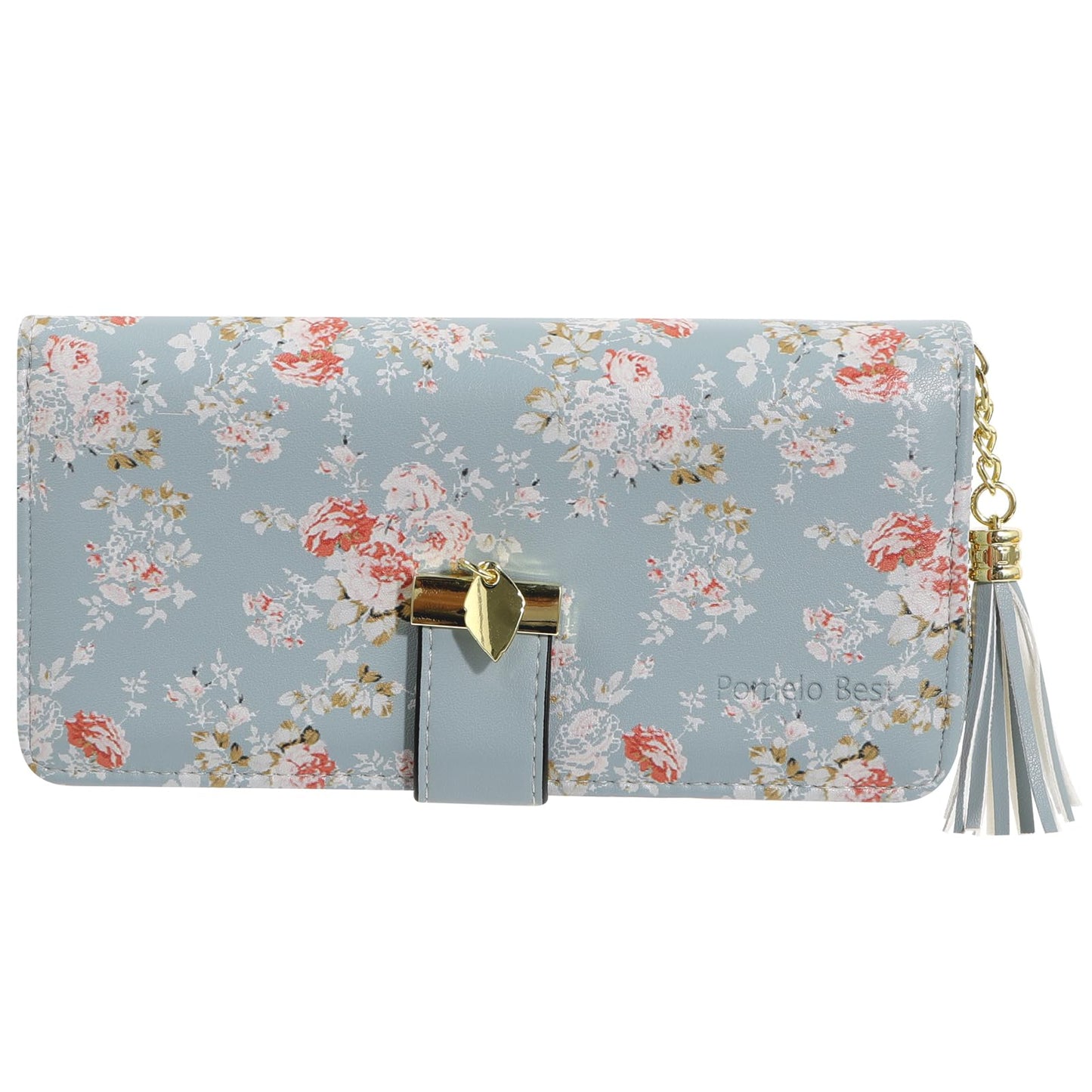 Pomelo Best Monederos Mujer Cartera de Mujer de Gran Capacidad de Cuero de Mujer con RFID Bloqueo Bolsos Largo de Mujer con Cremallera de Bolsillo