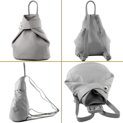 modamoda de - T179 - ital: mochila de mujer de cuero