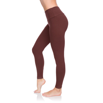 SOFTSAIL - Leggings de algodón para Mujer Cintura Alta Control del Vientre Deportes Gimnasio Fitness Pantalones elásticos para Mujer Color sólido Tallas Grandes LWP