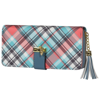 Pomelo Best Monederos Mujer Cartera de Mujer de Gran Capacidad de Cuero de Mujer con RFID Bloqueo Bolsos Largo de Mujer con Cremallera de Bolsillo