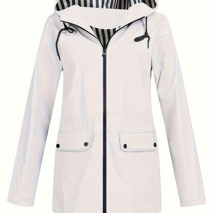 Chaqueta ligera con capucha para mujer