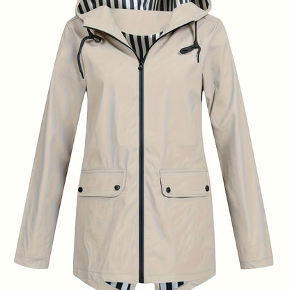 Chaqueta ligera con capucha para mujer