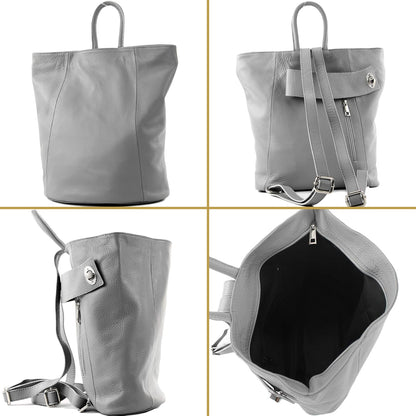 modamoda de - T179 - ital: mochila de mujer de cuero