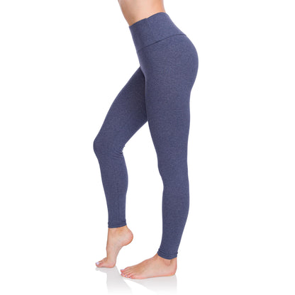 SOFTSAIL - Leggings de algodón para Mujer Cintura Alta Control del Vientre Deportes Gimnasio Fitness Pantalones elásticos para Mujer Color sólido Tallas Grandes LWP