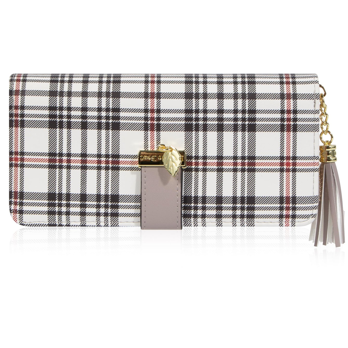 Pomelo Best Monederos Mujer Cartera de Mujer de Gran Capacidad de Cuero de Mujer con RFID Bloqueo Bolsos Largo de Mujer con Cremallera de Bolsillo