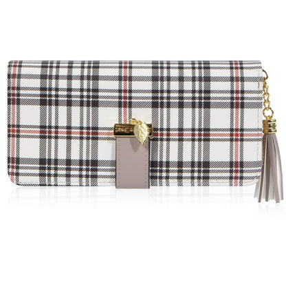 Pomelo Best Monederos Mujer Cartera de Mujer de Gran Capacidad de Cuero de Mujer con RFID Bloqueo Bolsos Largo de Mujer con Cremallera de Bolsillo