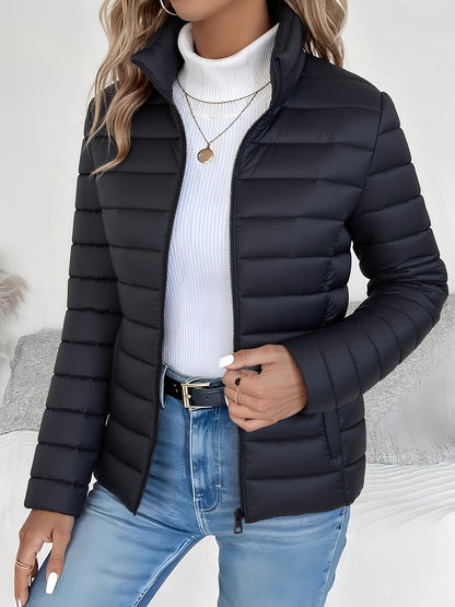 Abrigo de invierno ligero para mujer - Chaqueta larga