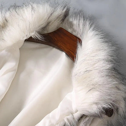 Chaleco de mujer — diseño suelto, abotonado, térmico y grueso, con pelo sintético ❄️🧥