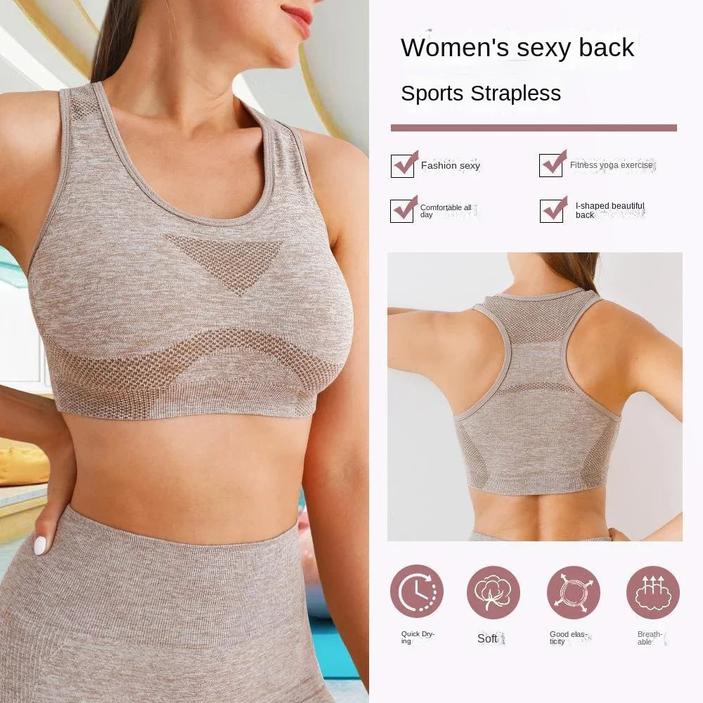 Conjunto deportivo de mujer 2 piezas sin costuras