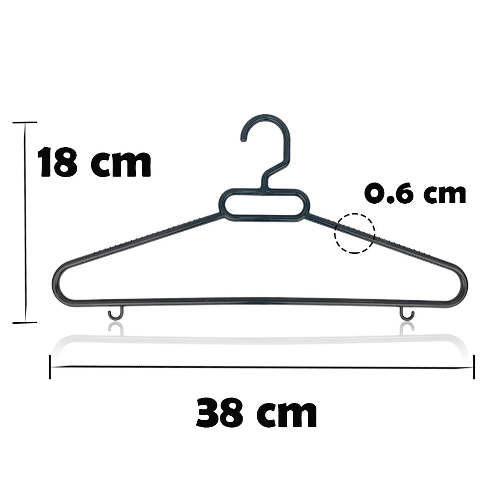 Perchas de Plástico para Ropa