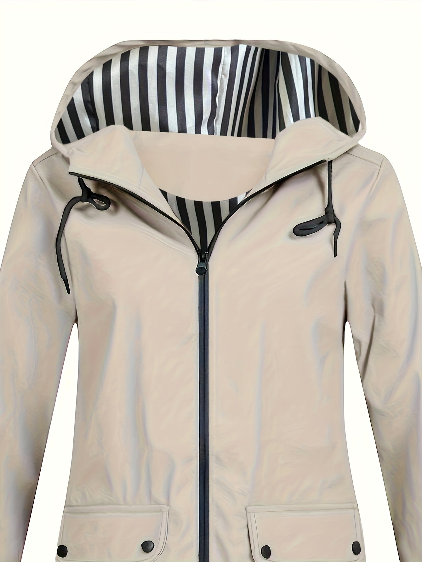 Chaqueta ligera con capucha para mujer