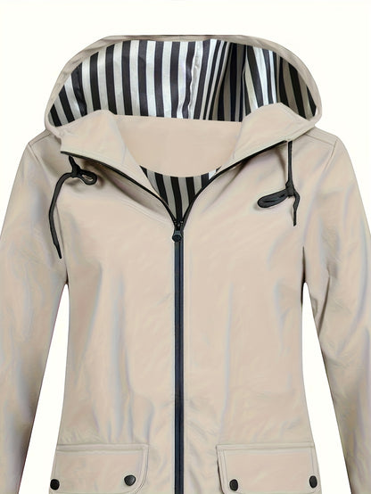 Chaqueta ligera con capucha para mujer