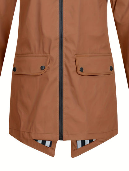 Chaqueta ligera con capucha para mujer