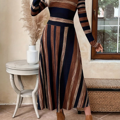 Vestido largo elegante de mujer