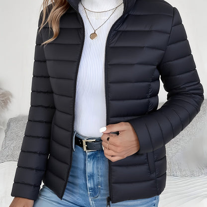 Abrigo de invierno ligero para mujer - Chaqueta larga