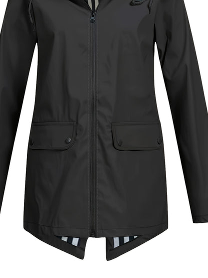 Chaqueta ligera con capucha para mujer