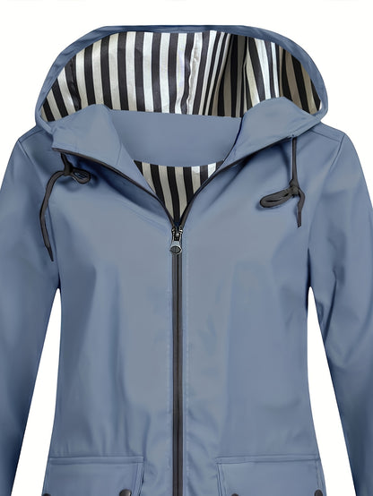 Chaqueta ligera con capucha para mujer