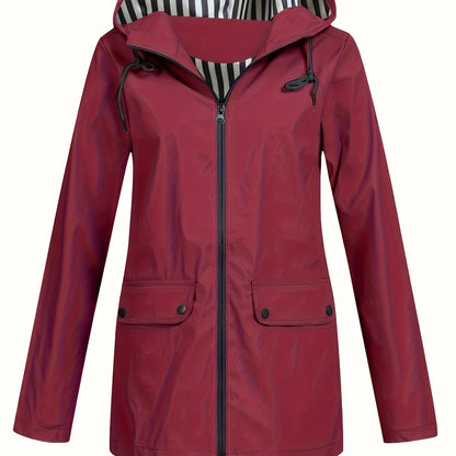 Chaqueta ligera con capucha para mujer