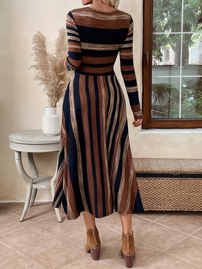 Vestido largo elegante de mujer